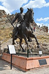 Equestrian stature of Panfilo Natera at Cerro de la Bufa