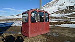 Linbanan från Ny-Ålesund till Zeppelinobservatoriet