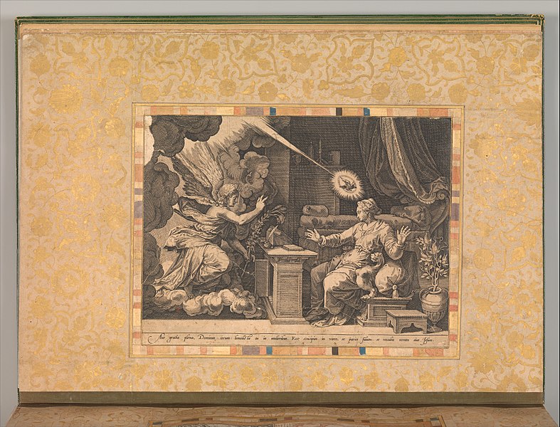 File:"The Annunciation", Folio from the Bellini Album MET DP340670.jpg