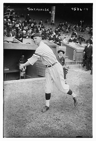 <span class="mw-page-title-main">Hank Thormahlen</span> American baseball player (1896-1955)