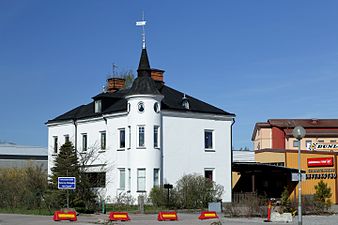 Ett av få gamla hus kvar i stadsdelen