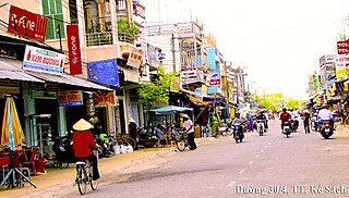 Kế Sách District District in Mekong Delta, Vietnam