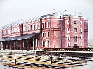 Вокзал у 1885 році