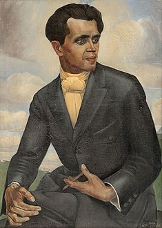 Portret van de beeldhouwer Rafal Yachimovich.  1926