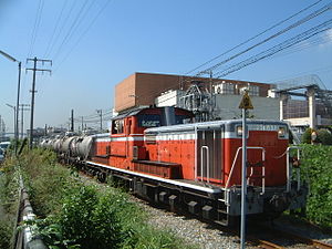 浪速駅発列車（2003年9月26日撮影）