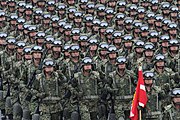 Parade pasukan Angkatan Darat Bela Diri Jepang