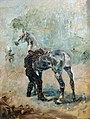 (Albi) Artilleur sellant son cheval Toulouse-Lautrec 1879 MTL.1.jpg
