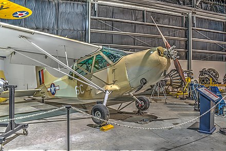 L-5E on display at the Museum of Aviation