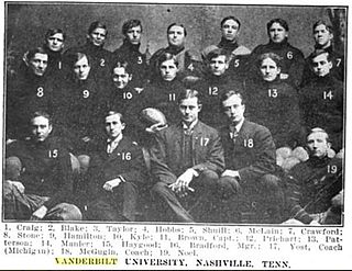 <span class="mw-page-title-main">1905 Vanderbilt Commodores football team</span> American college football season