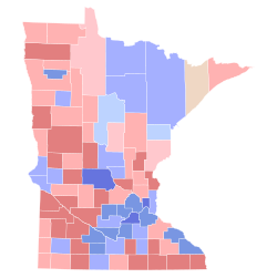 1914 Minnesota gubernatorial election results map by county.svg