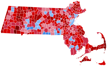 1952 Presidential Election in Massachusetts By Municipality.svg