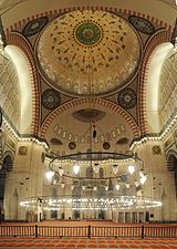 Mošeja Sulejmanija, notranjost