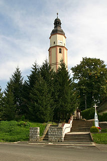 Wierzch Village in Opole Voivodeship, Poland