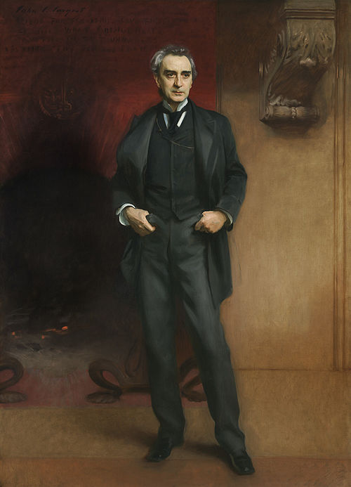 Portrait of Edwin Booth by John Singer Sargent, 1890, which hung at The Players clubhouse. Now in the collection of the Amon Carter Museum of American