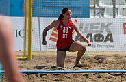 Deutsch: Beachhandball Weltmeisterschaften 2022; Tag 2: 22. Juli 2022 – Frauen, Vorrunde, Deutschland-Norwegen 0:2 (19:14, 27:20) English: 2022 Beach handball World Championships; Day 2: 22 July – Women Preliminary Round – Germany-Norway 0:2 (19:14, 27:20)