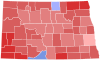 2022 United States Senate election in North Dakota results map by county.svg