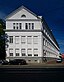 Seboldstraße 1, Karlsruhe-Durlach. Verwaltungsgebäude Badische Maschinenfabrik, heute Gründerzentrum, dreigeschossiger Massivbau in Ecklage, Gliederun...