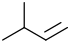 Struktur von 3-Methyl-but-1-en