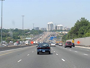 Highway 401 west of the Don Valley Parkway/Hig...