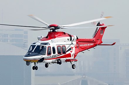 AW139 helicopter of Bangladesh Air Force