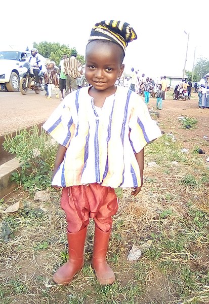 File:A young Dagomba boy dressed up for Damba festival.jpg