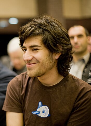 English: Aaron Swartz at a Creative Commons event.