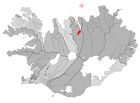 Ligging van Akureyrarkaupstaður