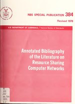 Thumbnail for File:Annotated bibliography of the literature on resource sharing computer networks, revised 1976 (IA annotatedbibliog384wood).pdf