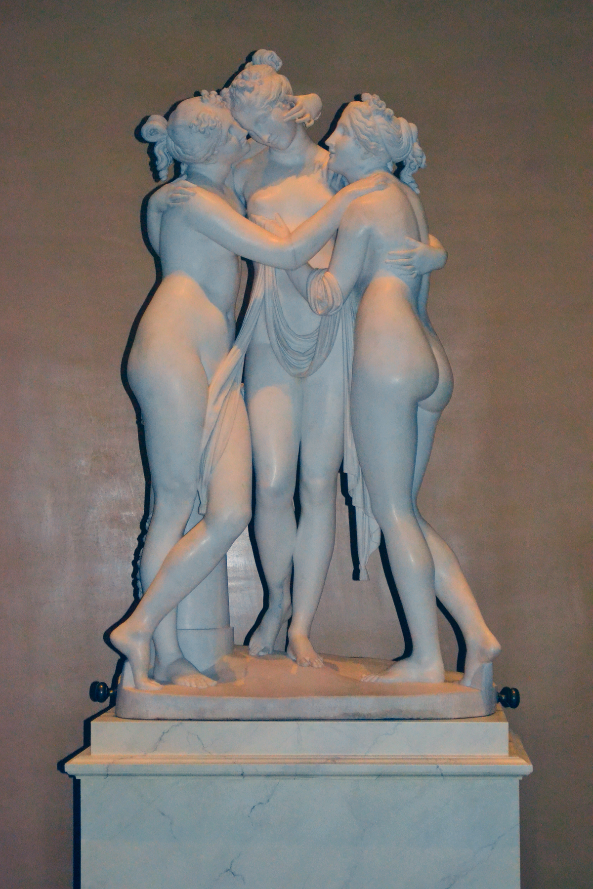 The Three Graces, Sculpture Gallery at the V&A Museum, by Antonio