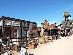 Goldfield Ghost Town Youngbergissa, joulukuu 2015