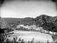 Het dorp Apolima Tai, circa 1890 - 1910