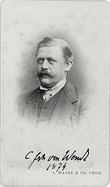 Carl Hubert von Wendt (1832-1903). Photograph by Leopold Haase & Comp., Berlin, around 1874 Aretin60-carl-hubert-von-wendt-zw.jpg