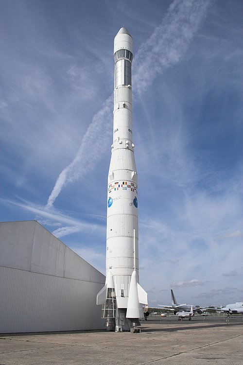 Mock-up of the Ariane 1