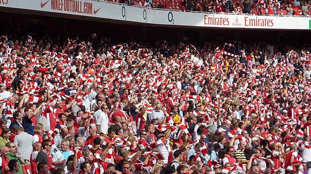 fintælling gør det fladt riffel Arsenal F.C. supporters - Wikipedia