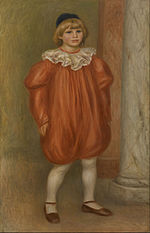 Miniatura per Claude Renoir vestit de pallasso