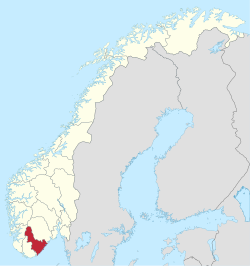 Aust-Agder within Norway