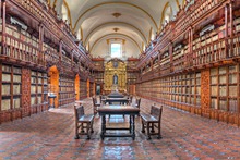 Biblioteca Palafoxiana in Puebla City, Mexico, is recognized by the UNESCO for being the first public library in the Americas. Founded in 1646 by Juan de Palafox y Mendoza BIBLIOTECA PALAFOXIANA.tif