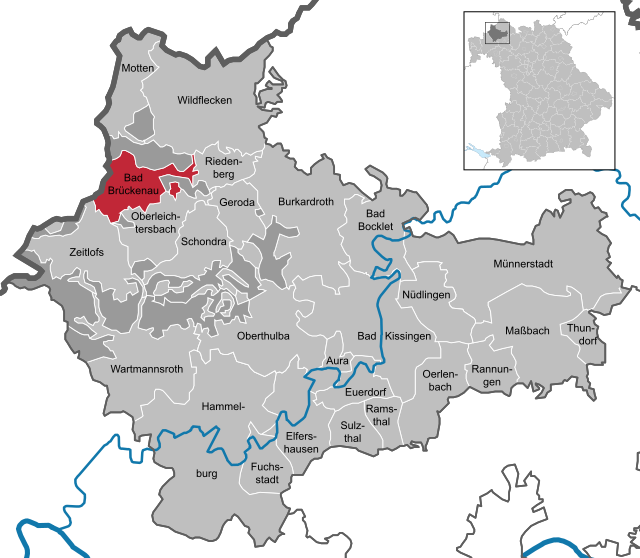 Bad Brückenau - Localizazion