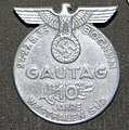 File:Third Reich Belt Buckle. NSDAP Nazi Party Political Leader belt buckle.  Reichsadler Hoheitszeichen Imperial eagle with swastika. Parteiadler. Gary  Lee Todd collection (cropped version).jpg - Wikimedia Commons