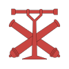 Badge of telemetrists cannoneers category of the Italian Navy.svg