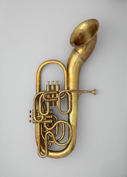 A bass saxhorn, 1863
