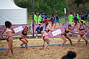 Deutsch: Beachhandball bei den Olympischen Jugendspielen 2018; Tag 6, 11. Oktober 2018; Mädchen, Platzierungsrunde - Amerikanisch Samoa-Hongkong 0:2 English: Beach handball at the 2018 Summer Youth Olympics at 11 October 2018 – Girls Consolation Round – American Samoa-Hong Kong 0:2