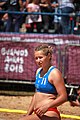 Deutsch: Beachhandball bei den Olympischen Jugendspielen 2018 in Buenos Aires; Tag 7, 13. Oktober 2018; Mädchen, Halbfinale – Niederlande-Kroatien 0:2 English: Beach handball at the 2018 Summer Youth Olympics in Buenos Aires at 13 October 2018 – Girls Semifinal – Netherlands-Croatia 0:2 Español: Handball de playa en los Juegos Olimpicos de la Juventud Buenos Aires 2018 en 13 de octubre de 2018 – Semifinales Femeninas - Países Bajos-Croacia 0:2