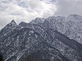 pogled iz Belce na Julijske Alpe