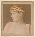 Belle Urquhart, from the Actresses series (N246), Type 2, issued by Kinney Brothers to promote Sporting Extra Cigarettes MET DP860093.jpg