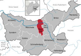 Bestwig - Carte