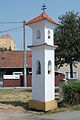 English: The so called "boží muka", a devotional pillar or wayside shrine in Litovel, at the crossroads of Sušilova street and Žerotínova street. Čeština: Boží muka na křižovatce Sušilovy a Žerotínovy ulice v Litovli.