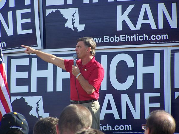 Ehrlich campaigning for governor in 2010