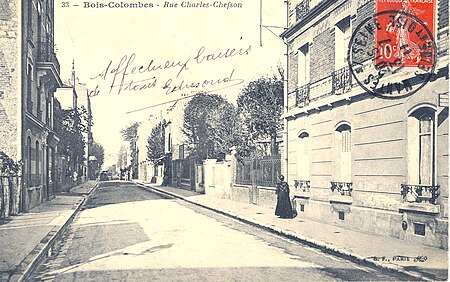 Bois Colombes.Rue Charles Chefson