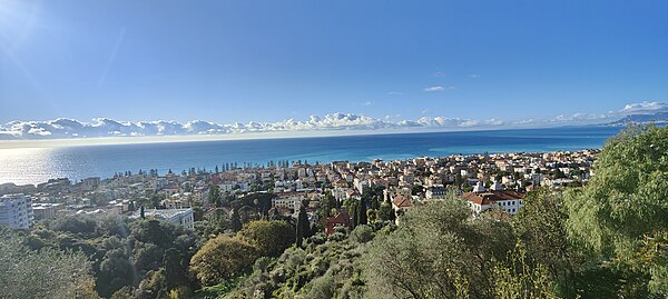 Panorama of Bordighera